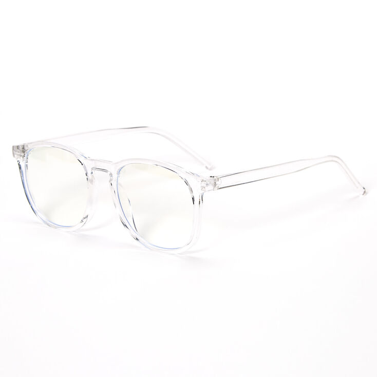 Solar Blue Light Reducing Round Clear Lens Frames,